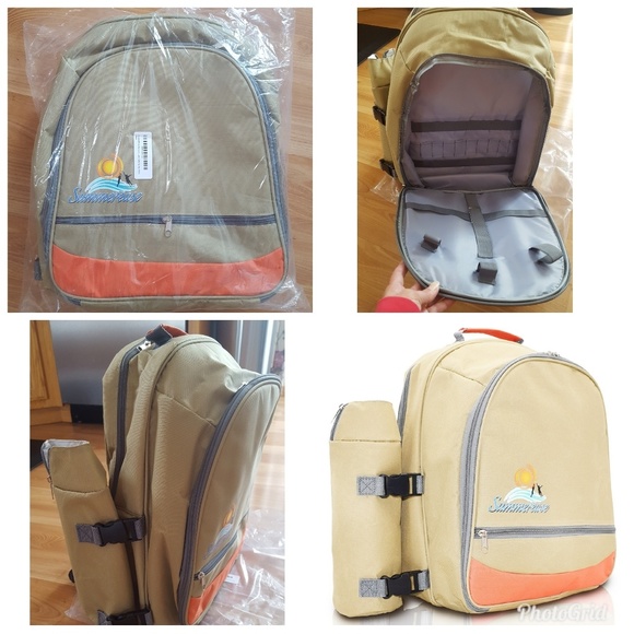 INSULATED LIGHTWEIGHT PICNIC BACKPACK - Picture 1 of 4